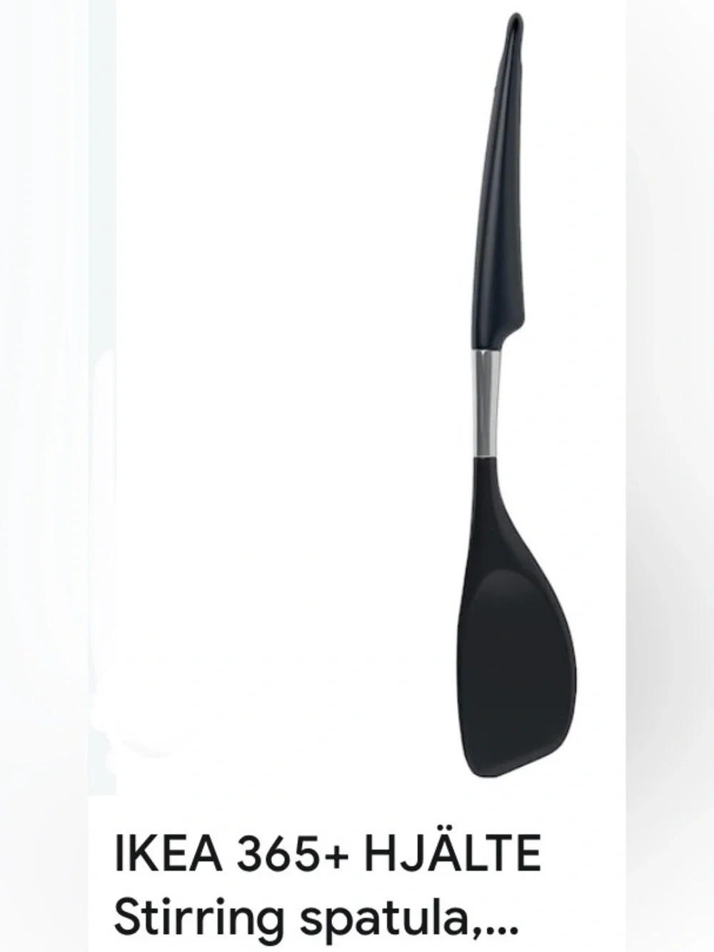 2 NWOT - Ikea spatula & Rubber coveted wisk with Teak handle - Never used